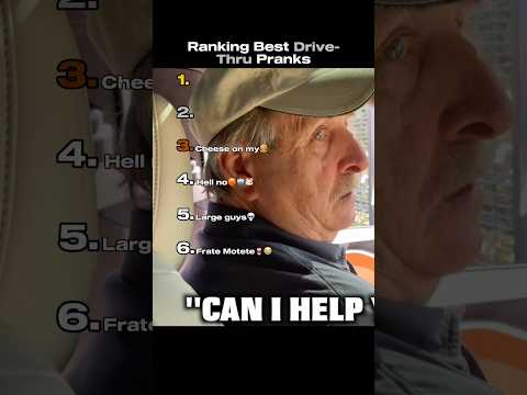 Drive-thru pranks😭 #drivethru #prank #ranking #tikok