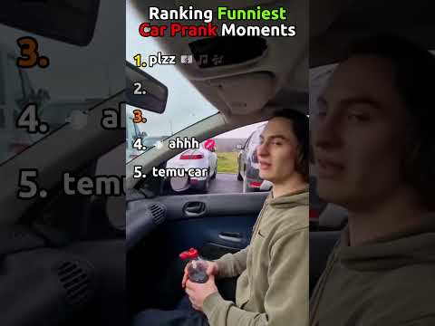 Ranking Funniest Car Prank Moments 💀 #tiktok #usa #prank